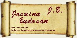 Jasmina Budošan vizit kartica